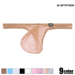 メンズTバック G-Station/ジーステーション MASK SKIN 立体縫製 ミニTバック 軽量 シースルー メンズ