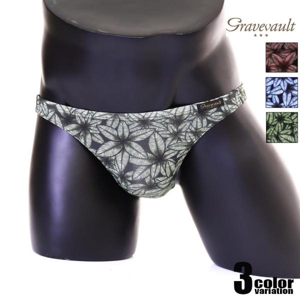 メンズTバック【Gravevault/グレイブボールト】PEACEFUL T-back メンズ Tバ...