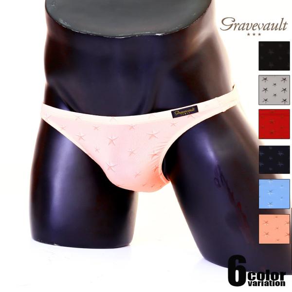 メンズTバック【Gravevault/グレイブボールト】Star Studs T-back メンズ ...