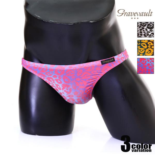 メンズTバック【Gravevault/グレイブボールト】NEO LEOPARD T-back メンズ...