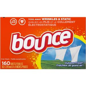 バウンス ドライヤーシート bounce 乾燥機用柔軟剤 160枚入り｜karimerobox