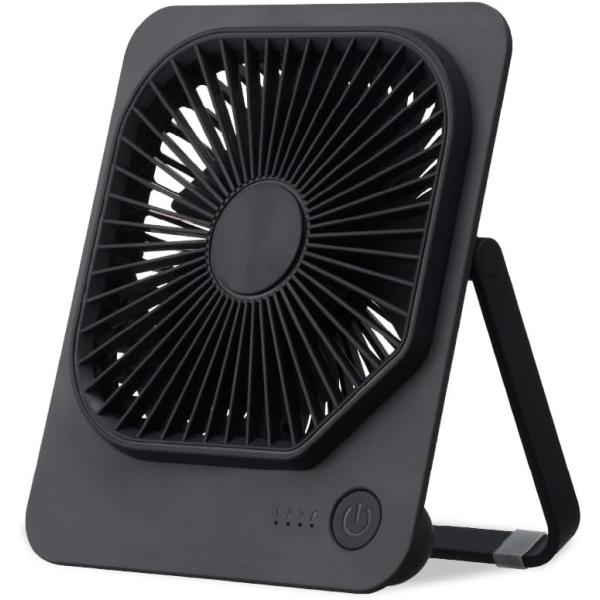 ドウシシャ 卓上扇風機 スリムコンパクトファン Move 風量3段階 4電源(USB 家庭用 モバイ...