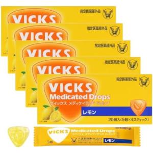 VICKS 大正製薬 ヴイックス メディケイテッド ドロップ レモン (20個入
