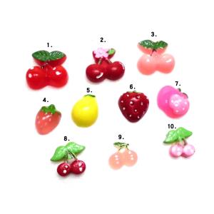 デコパーツ ミニフルーツ 5個セットの商品画像