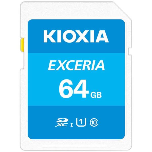 SDXCカード 64GB Kioxia  EXCERIA UHS-I U1 超高速100MB/S C...