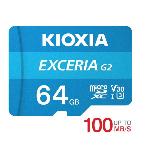 マイクロsdカード microSDXC 64GB Kioxia UHS-I U3 R:100MB/s...