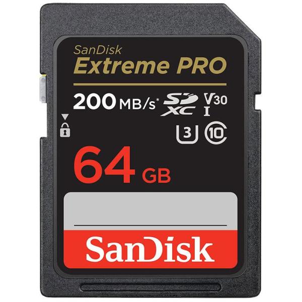 SDカード SanDisk Extreme PRO SDXCカード 64GB UHS-I U3 V3...