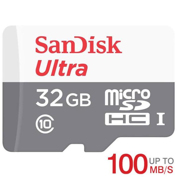 マイクロsdカード microSDHC 32GB 100MB/s SanDisk Ultra UHS...