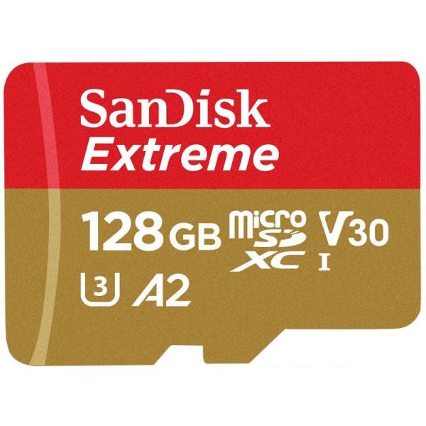 マイクロsdカード microSDXCカード 128GB SanDisk V30 A2 R:190M...