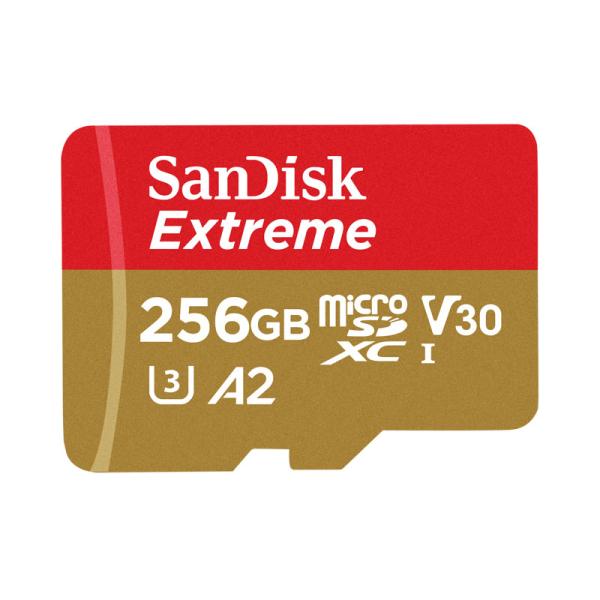 microSDXC 256GB SanDisk UHS-I U3 V30 A2 4K R:190MB...