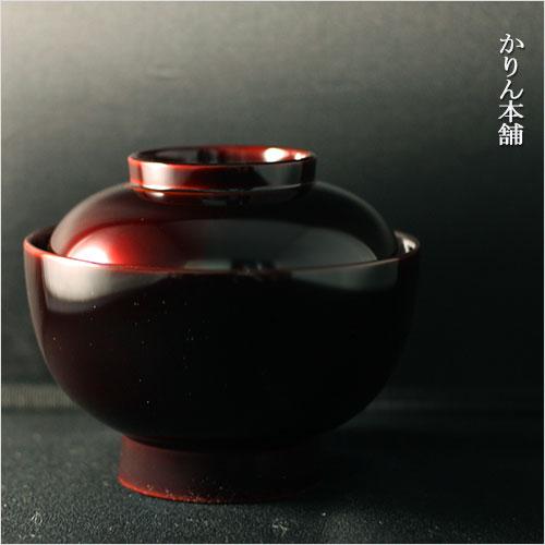 フタ付き雑煮椀 越前漆器 日本製 国産 市松白檀 雑煮椀 1客 日本製 国産 日本製 ふた 蓋 慶弔...