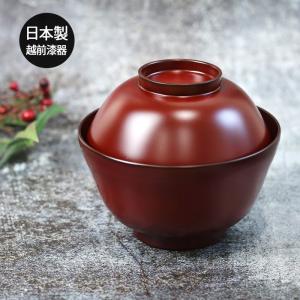 フタ付き吸い物椀 日月 36千鳥椀 5客セット 越前漆器 日本製 国産 送料