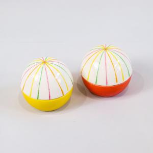 茶道具　香合　橋村萬象　唐松唐草 橋村万象 松唐草絵 曲 菓子盆 茶道具 菓子器 松葉絵 曲菓子盆 (