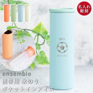 名入れ ギフト 氷嚢 氷のう 携帯用 emsamble ポケットインアイス マークデザイン アイスパック シリコン製 持ち運び アイシングパック ネッククーラー 爆買