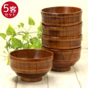 D-5 【新品未使用】天然木 お椀＆鉄木箸 5客セット（ギフトボックス入り） 楽天市場】お椀 福袋 汁椀5客 箸5膳 木製 箸置き5個 合計15点 セット