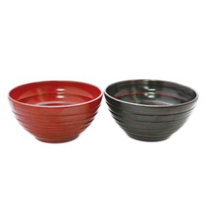 木のどんぶり 丼 宴 木製 お椀 根来(赤)、曙...の商品画像