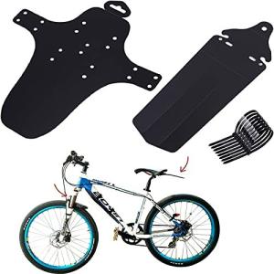 自転車フェンダーセット 泥よけ サイクル マッドガード フロントとリアフェンダー前後セット汎用泥除け 角度調整可能 簡単取り付け 頑丈 耐久性 柔軟性