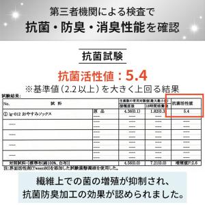 おやすみソックス レディース ショート 綿 抗...の詳細画像3
