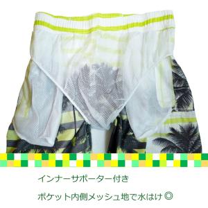 メンズ 水着 サーフパンツ インナー付 スイム...の詳細画像2