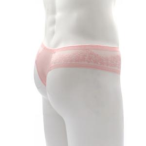 Tバック メンズ 透ける 極薄 シームレス レ...の詳細画像5