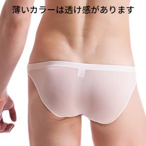 メンズ ビキニ ブリーフ パンツ 下着 薄手 ...の詳細画像4