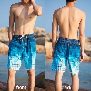 メンズ 水着 サーフパンツ メッシュインナー付...の詳細画像1