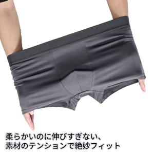 メンズ ボクサーパンツ 前閉じ 立体構造 通気...の詳細画像2