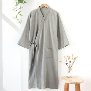 甚平 メンズ ロング 丈長 綿100% 薄手 ...の詳細画像1