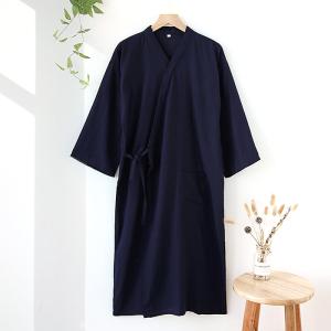甚平 メンズ ロング 丈長 綿100% 薄手 ...の詳細画像2