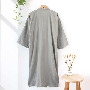 甚平 メンズ ロング 丈長 綿100% 薄手 ...の詳細画像3