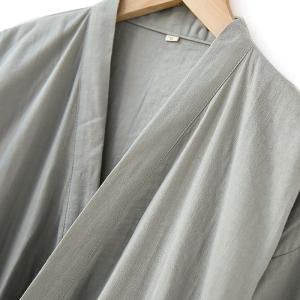 甚平 メンズ ロング 丈長 綿100% 薄手 ...の詳細画像4