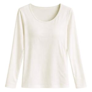 綿95% ブラトップ カップ付きインナー 長袖...の詳細画像4