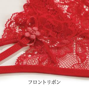 レディース Tバック ショーツ レース 花柄 ...の詳細画像2