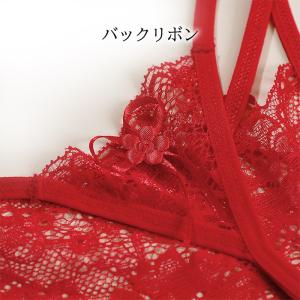 レディース Tバック ショーツ レース 花柄 ...の詳細画像3