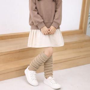 レッグウォーマー 子供用 ロング アクリル混 ...の詳細画像5