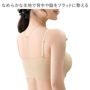 シームレスブラ レディース ブラジャー ノンワ...の詳細画像3