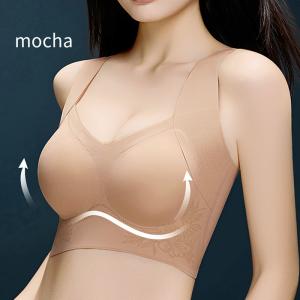 シームレスブラ ノンワイヤー ホック無し ナイ...の詳細画像2