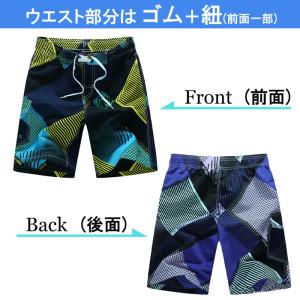 メンズ 水着 サーフパンツ インナー付き 水陸...の詳細画像4