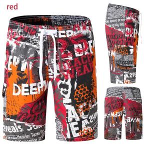 メンズ 水着 サーフパンツ メッシュインナー付...の詳細画像1
