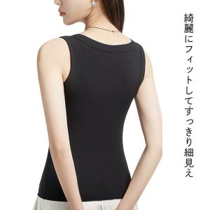 カップ付きインナー ブラトップ レディース タ...の詳細画像3