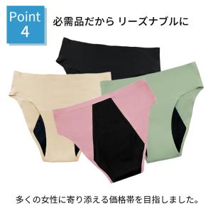 生理用 パンツ あたたか 起毛 サニタリー シ...の詳細画像4