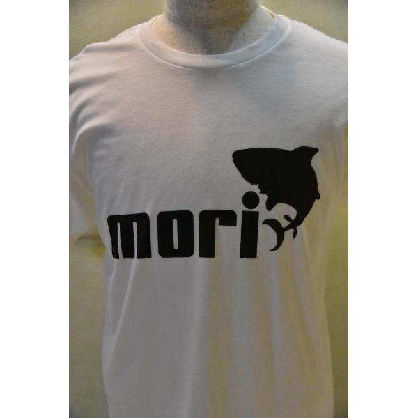 おもしろTシャツ　サメの脳みそ　MORIって銛？森？