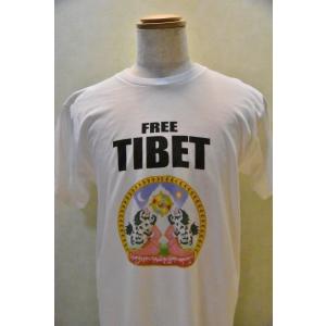 国章・国旗Tシャツ　チベット　フリーチベット