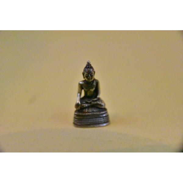 釈迦如来　タイブッダ　上座部仏教　ミニメタル仏像【送料無料】　A010