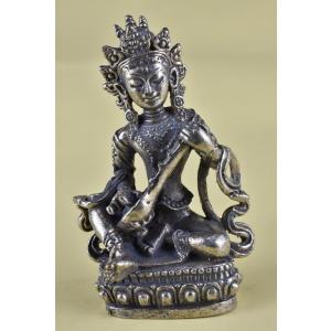 サラスパティー(弁財天)　ミニメタル像B217