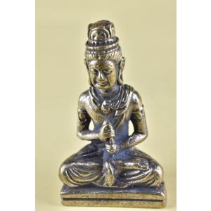 趣楽】 中国古玩 古銅塗金歓喜仏 清時代 仏像 Z1221 : 趣楽堂