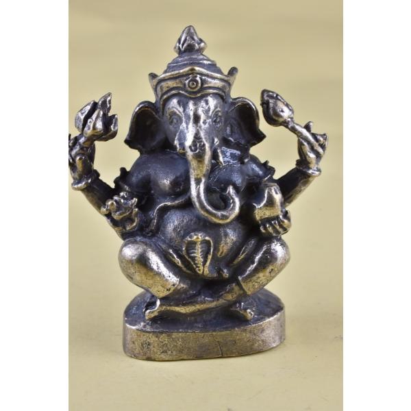 ガネーシャ　ミニメタル仏像　【送料無料】BT053 D501