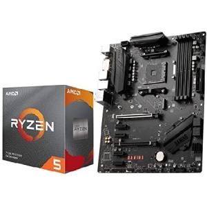 Micro Center AMD Ryzen 5 3600 6-Core 12-Thread Unlocked Desktop Processor with Wraith Stealth Cooler Bundle with MSI B550 Gaming GEN3 Gaming Motherboaの商品画像