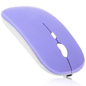 2.4GHz ＆ Bluetooth Mouse, Rechargeable Wireless Mo...