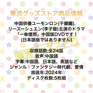 中国ドラマ「一傘煙雨」中国版DVD 日本語字幕あり!の詳細画像1